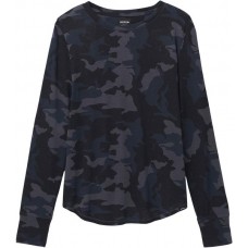 prAna Women's Cozy Up Long Sleeve NAUTICAL CAMO T-Shirt