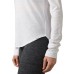 prAna Women's Cozy Up Long Sleeve White T-Shirt prAna Women's Cozy Up Long Sleeve White T-Shirt