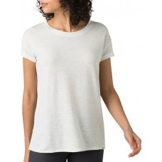 prAna Women's Cozy Up White T-Shirt