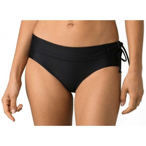 prAna Women's Iona Full Coverage Bikini Black Solid Bottoms prAna Women's Iona Full Coverage Bikini Black Solid Bottoms