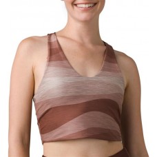 prAna Women's Momento Crop Cloud Blush Top prAna Women's Momento Crop Cloud Blush Top