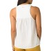 prAna Women's Nieves Tank Soft White Top prAna Women's Nieves Tank Soft White Top