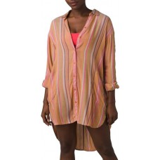 prAna Women's Scheena Cover-Up Cactus Shirt