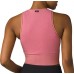 prAna Women's Sopra Seamless Crop Tank Cloud Blush Top prAna Women's Sopra Seamless Crop Tank Cloud Blush Top