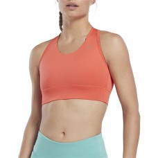 Reebok Women's Running Essentials High-Impact Sports Semi Orange Flare Bra