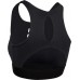 Soffe Girls' Cut-Out Black Bralette