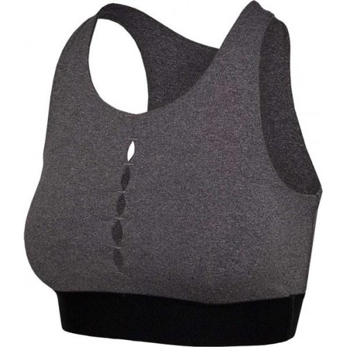 Soffe Girls' Cut-Out Grey Heather Bralette Soffe Girls' Cut-Out Grey Heather Bralette