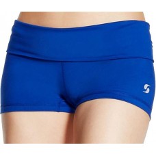 Soffe Girls' Rolldown Active Royal Shorts
