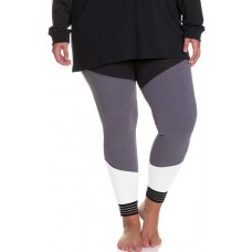 Soffe Junior Plus Size Spirit Black/Grey Heather Leggings