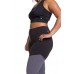 Soffe Junior Plus Size Spirit Black/Grey Heather Leggings