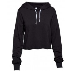 Soffe Juniors' Crop Black Hoodie