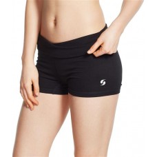 Soffe Juniors Rolldown Active Black Shorts
