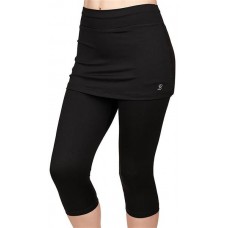 Sofibella Women's Abaza UV Black Skort Sofibella Women's Abaza UV Black Skort