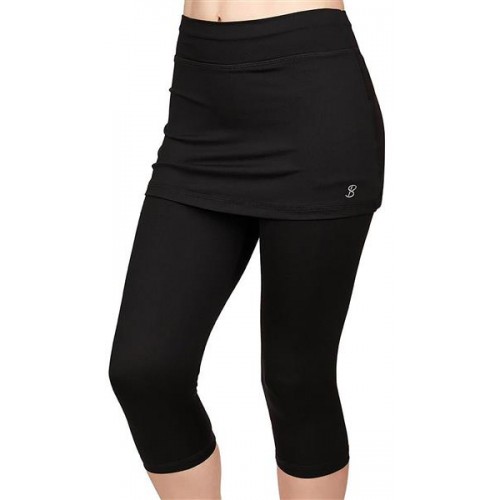 Sofibella Women's Abaza UV Black Skort Sofibella Women's Abaza UV Black Skort