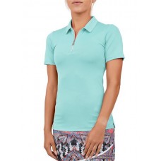 Sofibella Women's Short Sleeve Golf Mint Polo
