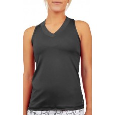 Sofibella Women's UV Colors Racerback Tank Grey Top