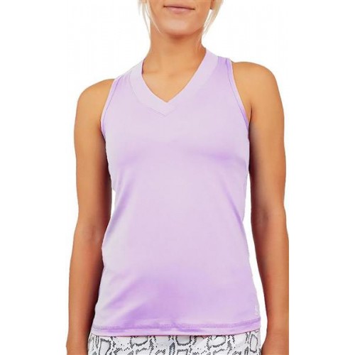 Sofibella Women's UV Colors Racerback Tank Lavender Top Sofibella Women's UV Colors Racerback Tank Lavender Top