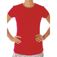 Sofibella Women's UV Colors Short Sleeve Red Top Sofibella Women's UV Colors Short Sleeve Red Top