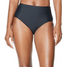 Speedo Women's High Waist Bikini Speedo Black Bottoms