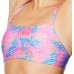 Speedo Women's Printed Fixed Back Bikini Palm Print Top