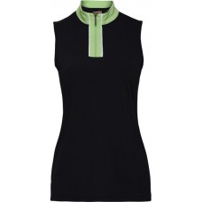 Sport Haley Women's Beth Sleeveless Solid Golf Midnight Polo Sport Haley Women's Beth Sleeveless Solid Golf Midnight Polo